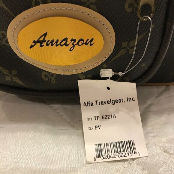 Vintage Alfa Travelgear makeup overnight Amazon travel bag nwt‎ - Picture 2 of 9